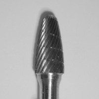  Buffalo Dental TOUGH Carbide burs, 1/4″ Shank, 3/8″ Head Lathe Burs 3/8" Taper (A3/8) Dual Cut Regular HP Carbide Bur 