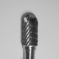 Buffalo Dental TOUGH Carbide burs, 1/4″ Shank, 3/8″ Head Lathe Burs 3/8" Barrel (F3/8) Dual Cut Carbide Bur 