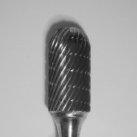 Buffalo Dental TOUGH Carbide burs, 1/4″ Shank, 1/2″ Head Lathe Burs 1/2" Barrel (F1/2) Dual Cut Carbide Bur