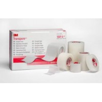 3M Transpore Surgical Tape - Surgical Tape , 1" x 10 yds , Transparent , 12 rl/bx