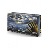 Adenna Dark Light Black Nitrile Powder Free (PF) Exam Gloves ( Large ) (100 / Box )
