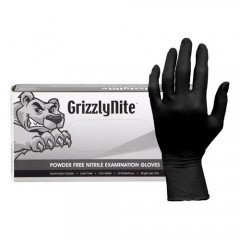 ProWorks® Black Nitrile Exam Powder Free Disposable Gloves, 5 mil (GL-N105F) Small