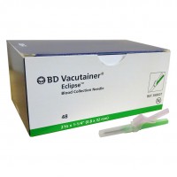 BD VACUTAINER ECLIPSE BLOOD COLLECTION  Needle, 21G x 1" Thin Wall, 48/pk