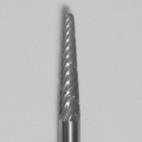 Buffalo Dental TOUGH Carbide Lab burs, 3/32″ Shank Taper Fissure (31P) Dual Cut Regular HP Carbide Bur 