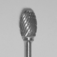 Buffalo Dental TOUGH Carbide Lab burs, 3/32″ Shank Egg/Oval (52C) Dual Cut Regular HP Carbide Bur