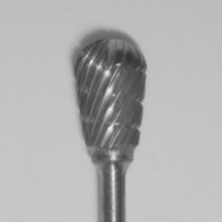 Buffalo Dental TOUGH Carbide Lab burs, 3/32″ Shank Pear (53A) Dual Cut Regular HP Carbide Bur