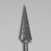 Buffalo Dental TOUGH Carbide Lab burs, 3/32″ Shank Cone (82T) Dual Cut Regular HP Carbide Bur