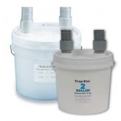 Buffalo Dental Trap-Eze™ Disposable Plaster Traps 5 Gal. Trap-Eze Complete Kit (14.5" Height Sealed Bucket, Hoses) 