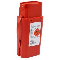 Covidien SharpSafety™ Transportable Sharps Container, Red, 1 Quart, 1 Each