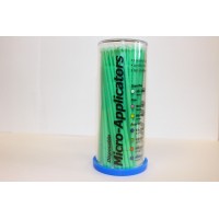 TMG Disposable Micro Applicators (Microbrush)  Regular Green - 100 pcs / Bottle - 4 Bottle / Case