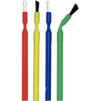 Centrix Benda® Brush Disposable Applicator – Regular, Assorted Colors with Black Bristles, 144/Pkg 