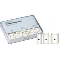 Roeko Comprecap Set: 150 assorted #1 - 7 mm, #3 - 10 mm and #5 - 12.5 mm Compression Caps