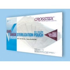 CROSSTEX SURE-CHECK STERILIZATION POUCHES - Pouch, 12" x 15", 100/bx