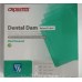 Crosstex latex dental dam 6" x 6" mint flavored (green) 36/bx