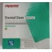 Crosstex latex dental dam 6" x 6" unflavored (blue) 36/bx