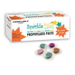 Crosstex Sparkle Free, MINT Flavor / MEDIUM Grit,  Individual Cups, 200/bx