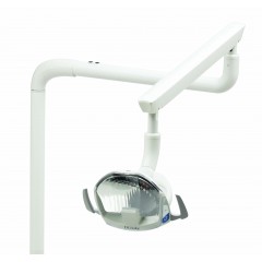 DCI Reliance Swing Mount Pole w/Auto Dental Unit & Light Pole, Gray