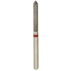 Defend 886-016F Fine grit, Beveled Cylinder diamond burs, 10/Pk