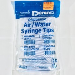 DEFEND Air Water Syringe Tips - Multicolor - 250/bag