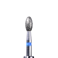 Defend 379-023M Medium grit, Egg/Football diamond burs, 10/Pk