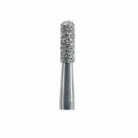 Defend 838-009M Medium grit, Round end cylinder diamond burs, 10/Pk