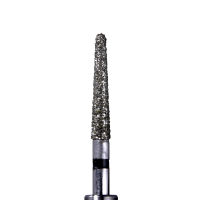 Defend 856L-018SC Super Coarse grit, Round end taper diamond burs, 10/Pk