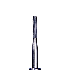 Defend FG-558L flat fissure cross cut carbide bur, pack of 10