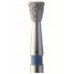 Defend Diamond Burs Inverted Cone 805-016M Medium Blue,  10 Burs / pack