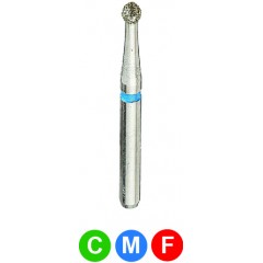 Defend Diamond Burs Round 801-016M Medium Blue,  10 Burs / pack