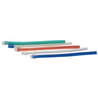 Defend Standard Saliva Ejector ASSORTED COLORS W/ WHITE TIP 100/Bag