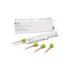 Dentsply Sirona Integrity Temporary Crown and Bridge Material With Fluorescence- 1 Mini-Syringe 15g - 10 Mini Mixing Tips - Shade A2 I Refill of 1