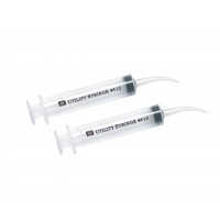 4 pcs/box Disposable Curved tip Utility 12cc 12mm syringe Dental / Vet / Medical