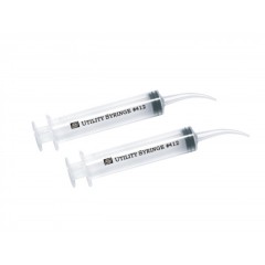 4 pcs/box Disposable Curved tip Utility 12cc 12mm syringe Dental / Vet / Medical