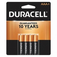 Duracell Alkaline Batteries AAA Pack of 4.