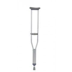 Dynarex Aluminum Crutches - Adult, (5'2" - 5'10"), 1pair/bag
