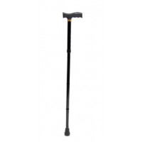 Dynarex T-Handle Folding Cane, Adult, 1pc/bag