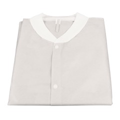 Dynarex Lab Coat  w/o Pockets White, Small  10pcs/cs