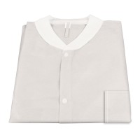 Dynarex Lab Jacket w/ Pockets: WHITE Medium  10pcs/Bag