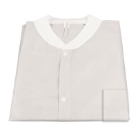 Dynarex Lab Jacket w/ Pockets: WHITE Large  10pcs/Bag