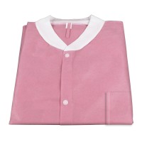 Dynarex Lab Jacket w/ Pockets: PINK Small  10pcs/Bag