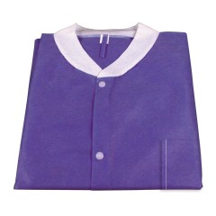 Dynarex Lab Jacket w/ Pockets: PURPLE Small  10pcs/Bag