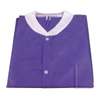 Dynarex Lab Jacket w/ Pockets: PURPLE 2XL  10pcs/Bag