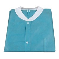 Dynarex Lab Coat  w/ Pockets: TEAL Small   10pcs/cs