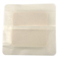 Dynarex DynaFoam AG - Bordered Silver Foam - 4" x 4"- 10 pack