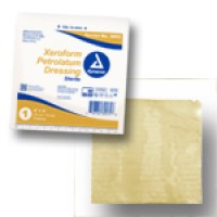 Dynarex pack of 25- Xeroform Petroleum Gauze Dressing - 4x4"