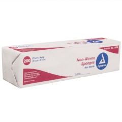 Dynarex Non-Woven Sponge 2"x 2" 4 Ply - 4000/Box