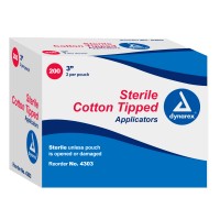Dynarex Cotton Tipped Wood Applicators Sterile - 3