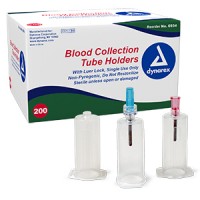 Dynarex Blood Collection Tube Holders (Luer Lock) W/Needle 20G 200 Pk (6934)