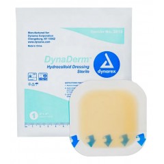 Dynarex DynaDerm - Hydrocolloid Dressing - Thin, 4" x 4" QTY 10