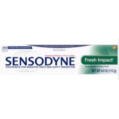 PACK OF 2: GSK SENSODYNE TOOTHPASTE - Sensodyne Fresh Impact Toothpaste, 4 oz. tube